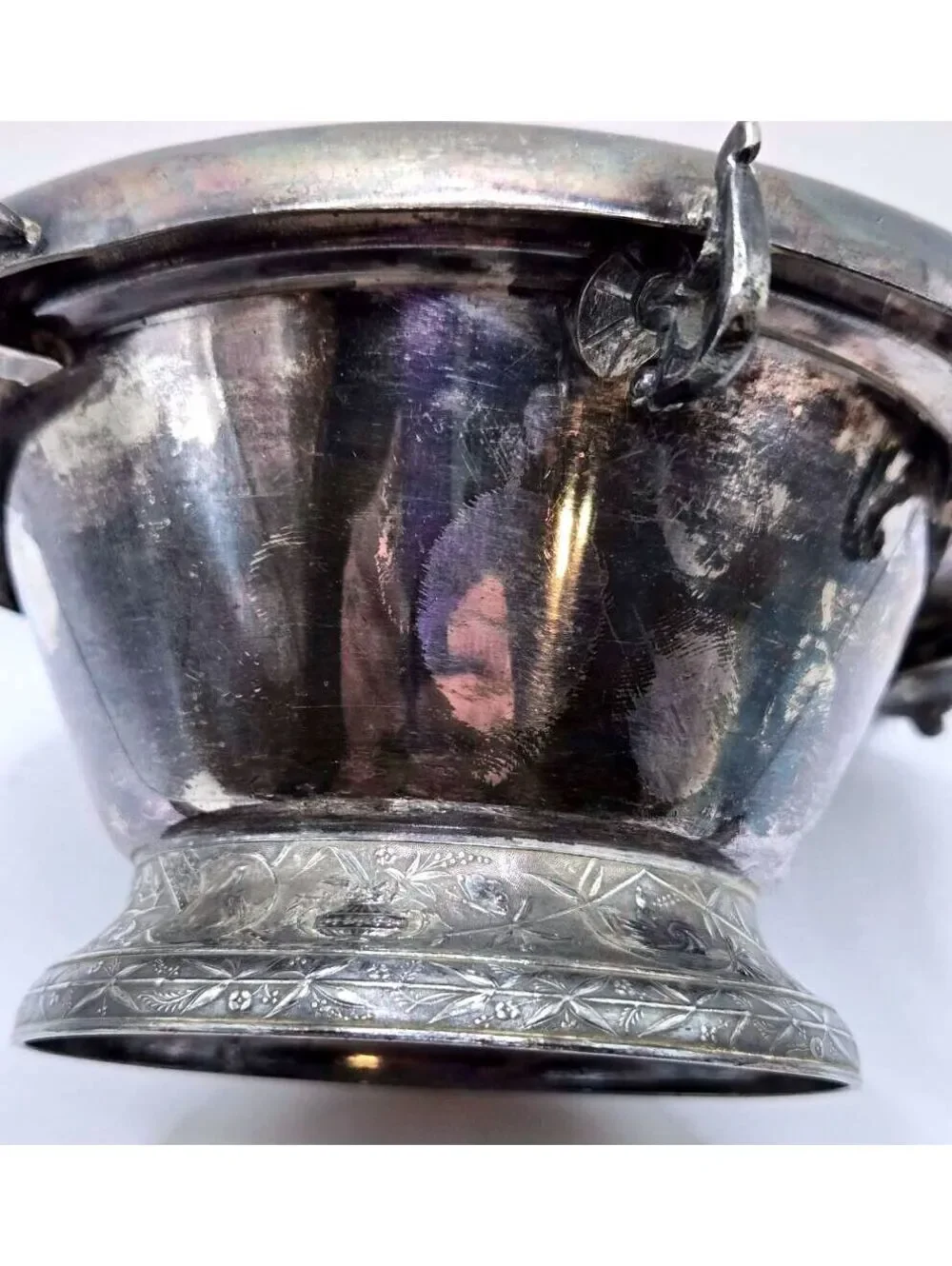 Derby Silver Co Quadruple Plate Serving Bowl 2119